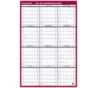 AT-A-GLANCE Dry Erase Calendar 2026-2027 Academic & Regular Year Wall Planner, 12-Month, 24" x 36", Double Sided, Vertical (PM210S28)