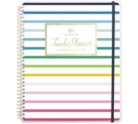 AT-A-GLANCE Teacher Planner 2026-2027 Weekly & Monthly Academic 12-Month July-June, 8-1/2" x 11", Simplified by Emily Ley, Happy Stripe (EL54-905A)