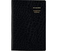 AT-A-GLANCE Telephone & Address Book, 400+ Entries, 2-3/4" x 4-1/4", Designer, Color May Vary (8040105)