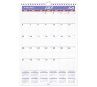 AT-A-GLANCE Wall Calendar 2025-2026 Academic, Monthly, 12" x 17", Medium, Ruled Daily Blocks (PMA228)