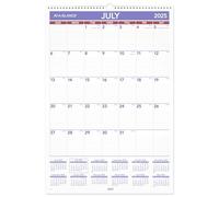 AT-A-GLANCE Wall Calendar 2025-2026 Academic, Monthly, 15-1/2" x 22-3/4", Large, Ruled Daily Blocks (AY328)