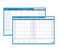 AT-A-GLANCE Wall Planner/Calendar, Undated, Erasable, 30/60-Day, 36 x 24, White/Blue (PM233-28)