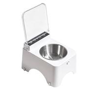at Bowls - Stainless Steel ABS 22x19x16cm, Leakproof Smart Sensing