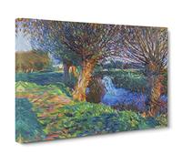 At Calcot By John Singer Sargent Canvas Print | Gallery Wrapped 30mm Frame Wall Art | 30x20 inches | Ready to Hang | Classic Picture | Living Room Bedroom Lounge Office