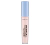 At Collection Cosmetics we pride ourselves on high quality, easy to use cosmetics at affordable prices. A firm favourite amongst MUA’s and influencers, offering everything for Face, Eyes, Brow, Lips & Nails. Whether you want a natural everyday glow, or full night out glam you'll find everything you need.Shop the Lasting Perfection Concealer and Foundation range, now available in 20 long-lasting, buildable, water-resistant shades. Our Hydrating Serum Concealer is perfect for leaving your skin feeling moisturised and hydrated.Rose Porcelain is Collection’s lightest shade of Lasting Perfection Concealer. Suitable for very fair skin tones with a slight pink undertone.How to use:1.Using the doe foot applicator, tap onto any areas which you would like to conceal or even out.2. Using your finger or a fluffy concealer brush, blend out until coverage is seamless with the rest of your skin.3. If you want more coverage, tap and blend on another layer.4. To set your concealer use a setting spray or powder for longer lasting coverage.
