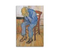 At Eternity's Gate (1890) - by Vincent Van Gogh Painting Art Posters Canvas Wall Art Decorative Bedroom Modern Home Print Picture 24x36inch(60x90cm)