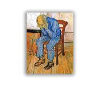 "At Eternity's Gate" By Vincent van Gogh Famous Paintings Artwork Print On Canvas van Gogh Oil Painting Reproductions Canvas Wall Art for Living Room 60x78cm Frameless