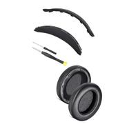 At Home Ear Pad Replacement Set Compatible for WH-XB910N, Black | Headband Cushions, Foam Leather Cushions