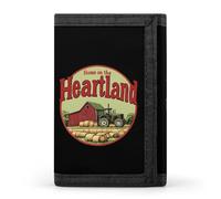 At Home in The Heartland Trifold Wallet for Men Business