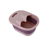 at Home Soak Feet in A Bucket and Pass Through The Lower Legs Massage in A Folding Foot Bath for Feet(Pink)