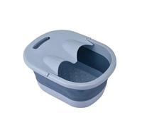 at Home Soak Feet in A Bucket and Pass Through The Lower Legs Massage in A Folding Foot Bath for Feet(Light Blue)