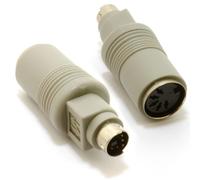 kenable AT Keyboard to PS 2 Adapter 5 pin Din Female to 6 pin Male