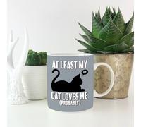 At Least My Cat Loves Me Mug
