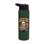at Least My Trauma Made Me Funny Retro Stainless Steel Insulated Water Bottle