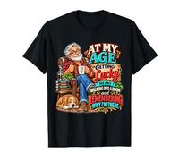 At My Age Getting Lucky Funny Senior Memory Humor Value Graphic T-Shirt