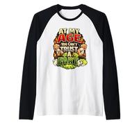 at My Age You Can't Trust A Fart Funny Old Man Fart Raglan Baseball Tee