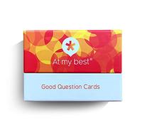 At My Best Good Question Cards - 48 Pack | Thought-Provoking Questions to Inspire Positive Conversations | Ideal for Coaching, Counselling, Teaching, Mentoring, Management & Team Building