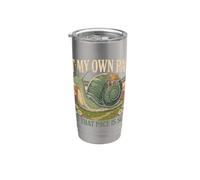 At My Own Pace and that Pace is Slow Snail Stainless Steel Insulated Tumbler
