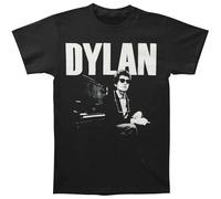 At Piano Cotton T-Shirt Bob Dylan Black M