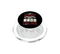 At Seventy Playing With A Full Deck Of Cards 70th Birthday PopSockets PopGrip for MagSafe