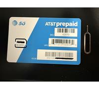 AT&T 5g Nano Sim Card for use on ATT Prepaid or Postpaid Service! for use with Any Unlocked or Att Device- Comes with SIMBROS Sim Removel Tool (1)