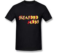 AT T Shirt for Men Sleaford Mods Logo Black
