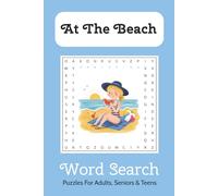 At the Beach Word Search: 50+ Word Search Puzzles with Easy-to-Read Print about Seashells, Surfing, Sandcastles and More. 6x9 inches, 110 pages. ... Beach Lovers, Vacationers, and Puzzle Fans