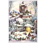 At the Castle Christmas Advent Calendar | Traditional Christmas Picture Advent Calendar - A4
