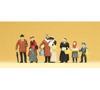 At the Christmas Fair HO/OO gauge Figures Preiser 12195