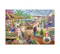 The House of Puzzles At The Garden Centre Jigsaw - 500 Piece Jigsaws For Adults, Artist Illustrated, Scenic Landscape, Deluxe Puzzle Gifts
