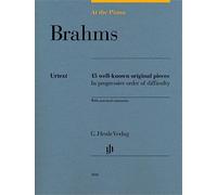 At The Piano: Brahms - 15 well-known original pieces - Piano - Score - (HN 1814)