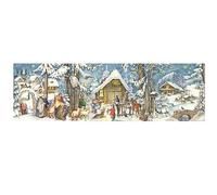At the Stable Scene | Freestanding Traditional Christmas Paper Advent Calendar