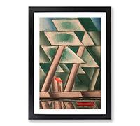 At The Waterside by Josef Capek Framed Print | A2 Black Framed Wall Art | Ready to Hang | Modern Nature Picture | Living Room Bedroom Lounge Office