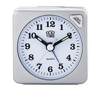 At Time Unisex Analogue White Alarm Clock Plastic A-212 / 9