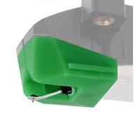 AT-VMN95E Record Player Needle Replacement Compatible with Audio-Technica AT-LP120X-USB Record Player, Elliptical Turntable Stylus Replacement for AT-VM95E Cartridge, Include Lead Wires & Stylus Brush