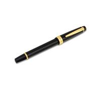 AT0745-9 Bailey Black Resin And Gold Tone Rollerball Pen - A21158