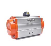 AT125 Air Cylinder Double Acting/Single Acting Spring Return Pneumatic Actuator 90 °(AT125-DA)