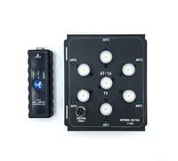 AT16 6-Channel for coax Switch for Amateur Radio Antennas - Remote Control Selector 1-In 6-Out SO-239 Connector 800W High Power 1.8 to 55MHz Robust Design