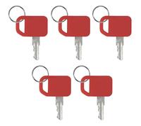AT195302 Ignition Key Replacement - Compatible with John Deere Tractors & Equipment - Replaces AM125424 - 5 Pack
