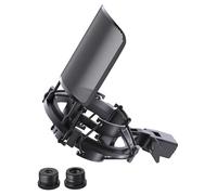 AT2020 Microphone Shock Mount, Anti-Vibration Suspension Holder Clip | with Metal Pop Filter, Custom Built for audio technica Mic,Compatible with AT2020USB+ AT2035 ATR2050 AT3035 AT3060