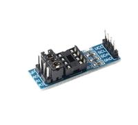 AT24CXX I2C EEPROM Memory Module, 8-Pin DIP Socket (Chip Not Included), Expandable Data Storage Board for Arduino, Raspberry Pi, and Microcontroller Projects