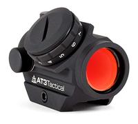 AT3 Tactical RD Red Dot Sight - Optional Picatinny Riser Mount for Cowitness with Iron Sights - 2 MOA Red Dot Scope, black