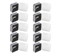 AT3600L Replacement Stylus Holder with Transparent PVC Shell Designed for Repeated Use in Turntable Environments (10PCS)