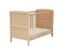 AT4 - Extendable Bed 60x120 Luna Varnished Beech | 124 x 64 x 86.5 cm | Bed Convertible into Junior Bed |