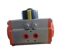AT40/AT52 Pneumatic Actuator for 90° Double-Acting Ball Valves, Aluminum Body, 0.3-0.7 MPa Nominal Pressure, Industrial Automation & Pro(AT52)