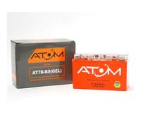 AT7B-BS - Atom Gel Motorcycle Battery Factory Sealed 12V 6.5Ah