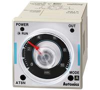 AT8N-2 Timer 0,05s-100h DPDT/ SPDT + SPDT 250VAC/5A,30VDC/5A 24VAC AUTONICS