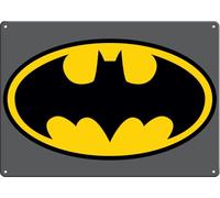 Ata-Boy DC Comics Batman Logo Metal Sign Size 11.5 Inch x 8.25 Inch