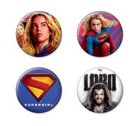 Ata-Boy DC Comics Supergirl 2026 Set of Four 1.25 Inch Collectible Buttons