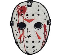 Ata-Boy Friday 13th Patch, Jasons Mask Iron On Patches - Friday 13th Gifts & Merchandise, Aluminum, no gemstone